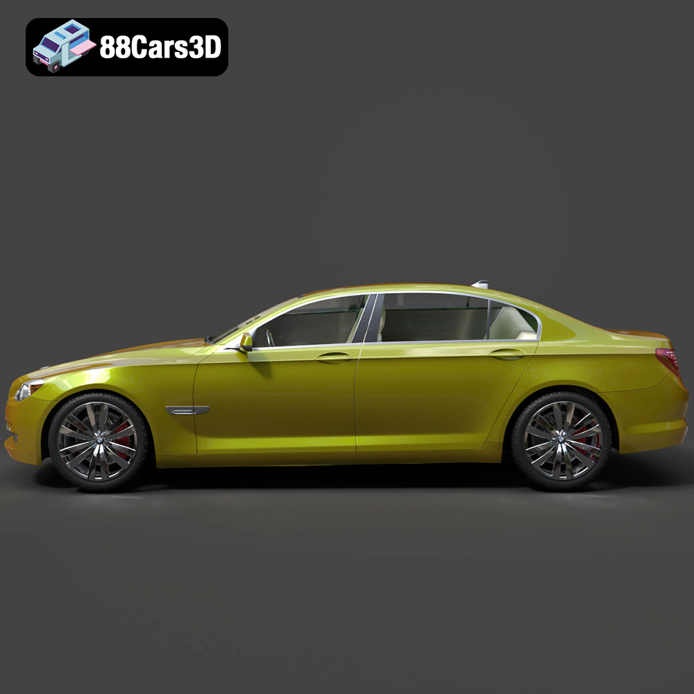 BMW 7 Series 750 F01 3D Model