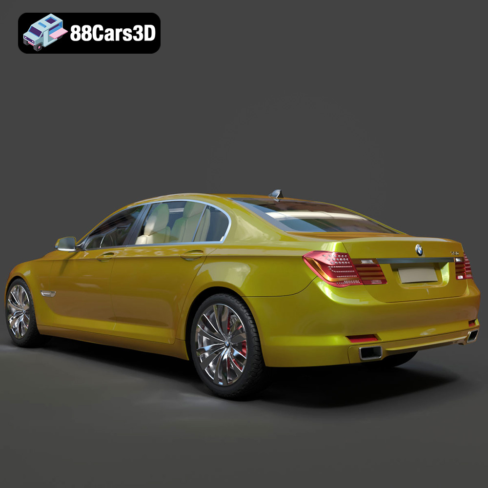 BMW 7 Series 750 F01 3D Model