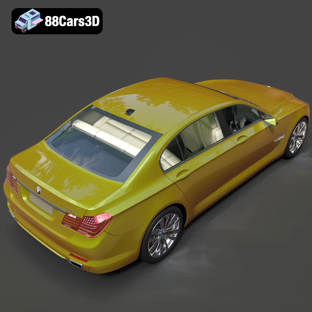 BMW 7 Series 750 F01 3D Model