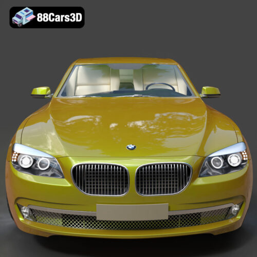 BMW 7 Series 750 F01 3D Model