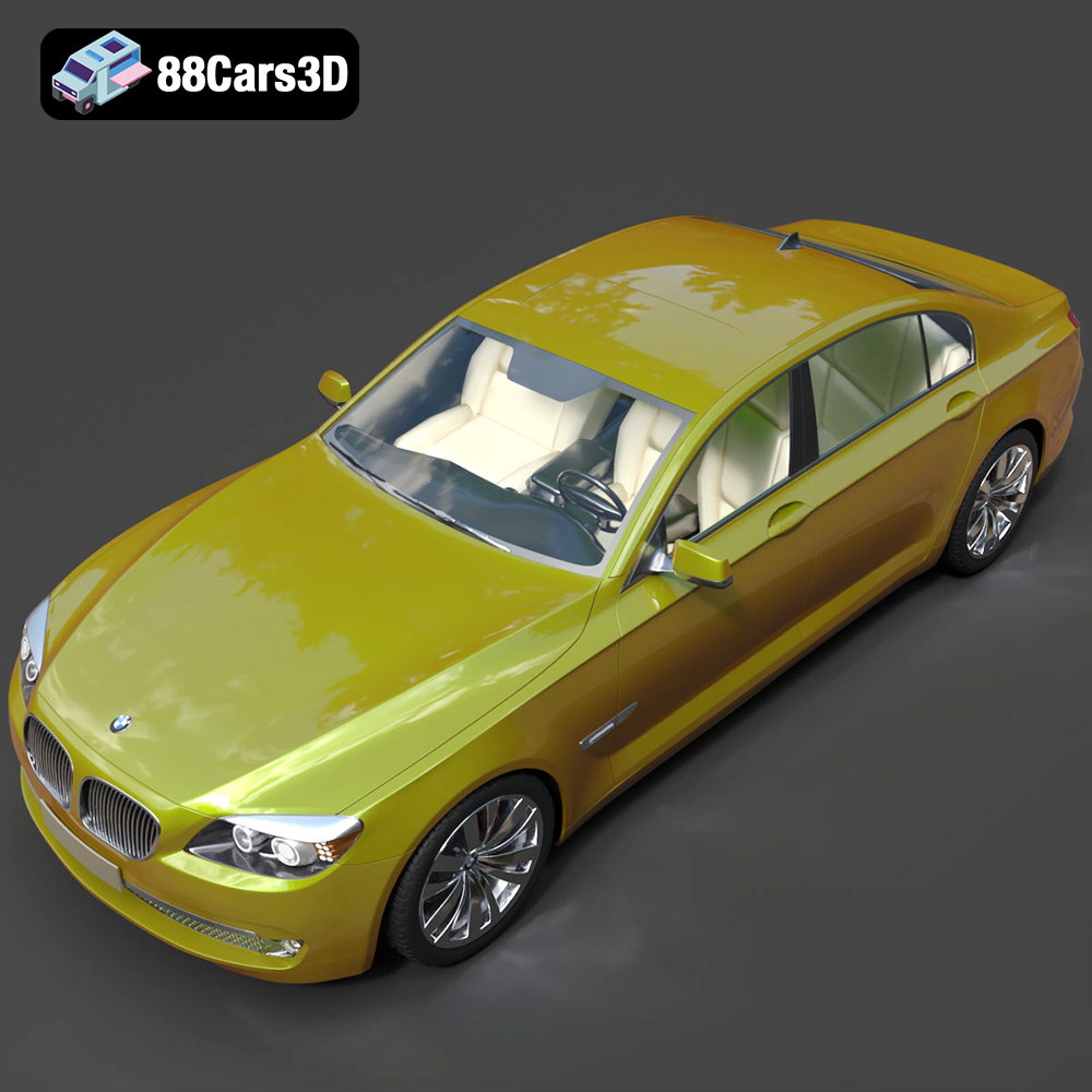 BMW 7 Series 750 F01 3D Model