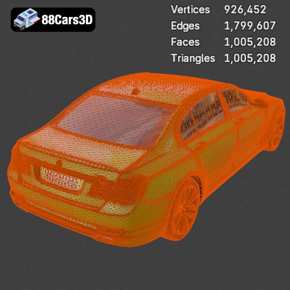 BMW 7 Series 750 F01 3D Model
