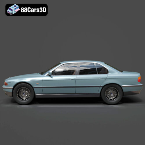 BMW 7 Series E38 3D Model - Gallery Image 1 BMW 7 Series E38 3D Model