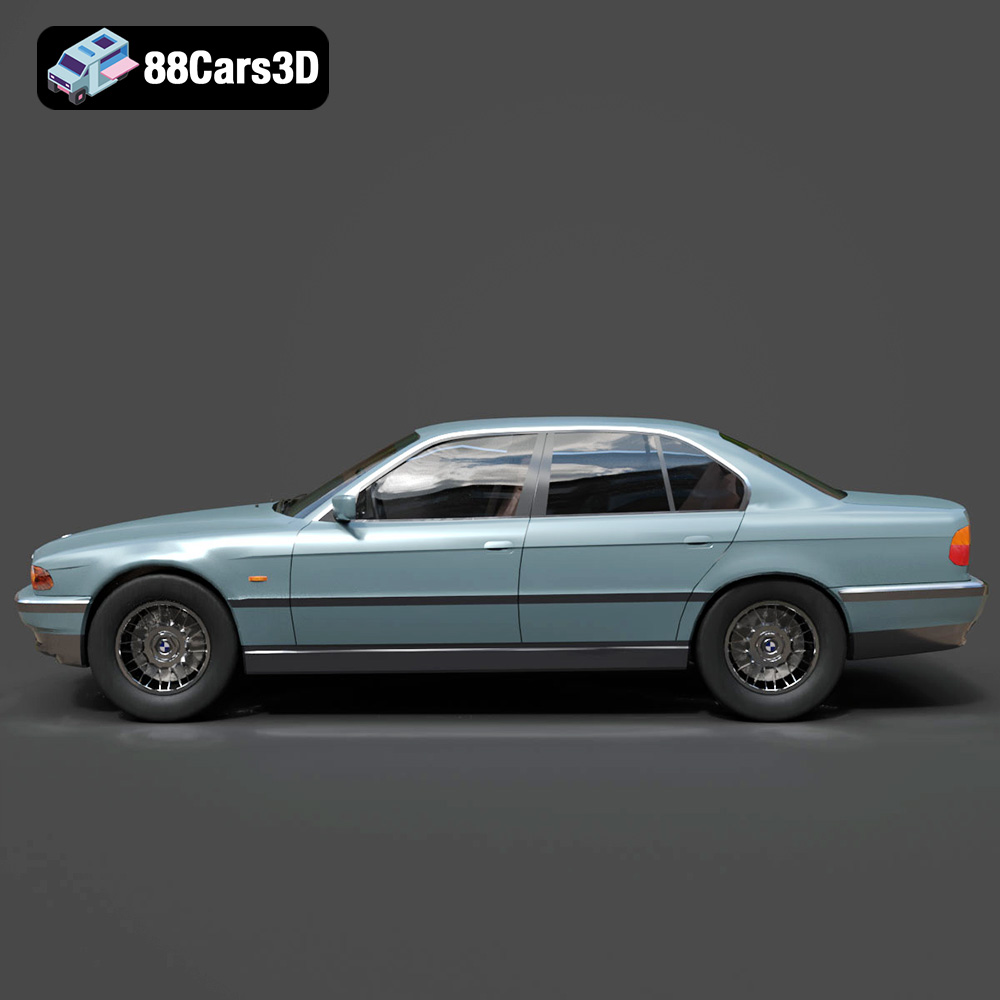 BMW 7 Series E38 3D Model