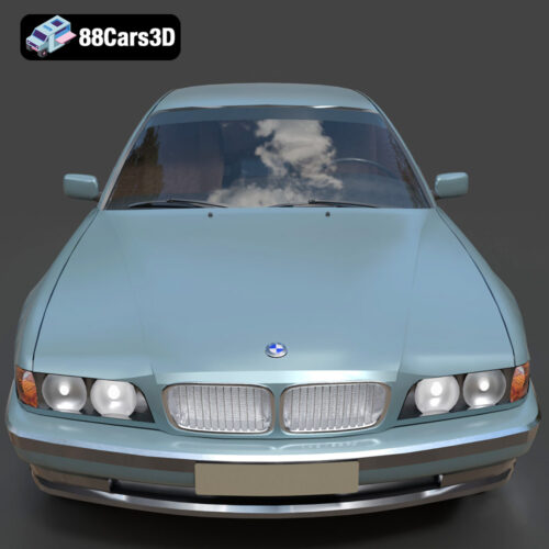 BMW 7 Series E38 3D Model - Gallery Image 7 BMW 7 Series E38 3D Model