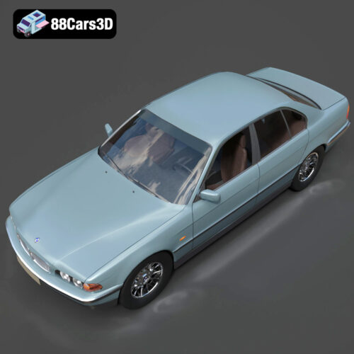 BMW 7 Series E38 3D Model - Gallery Image 4 BMW 7 Series E38 3D Model