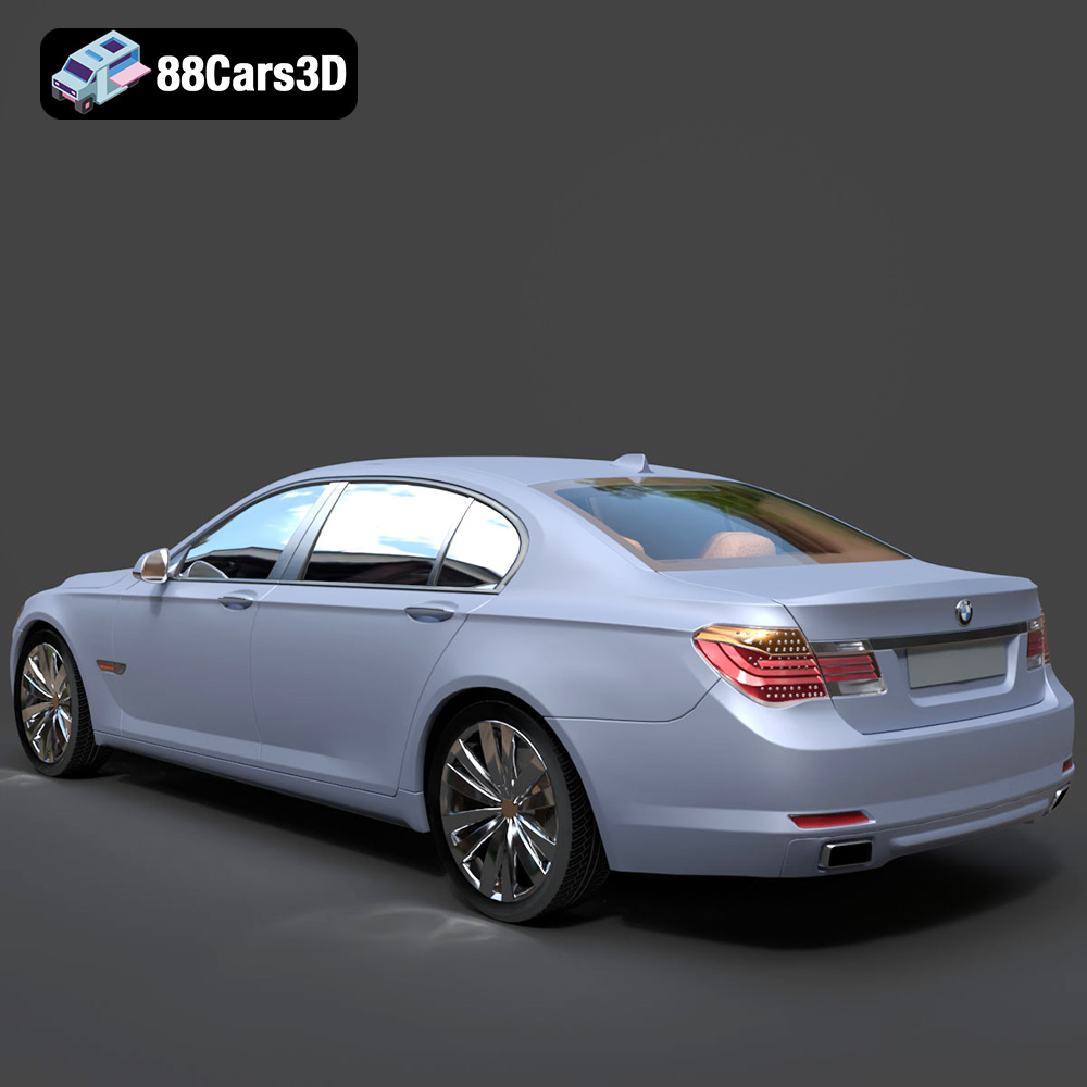 BMW 7-Series F02 3D Model
