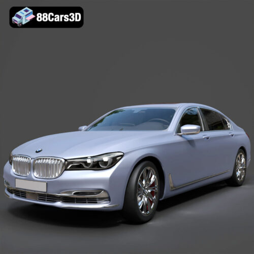 BMW 7 Series 2016 3D Model