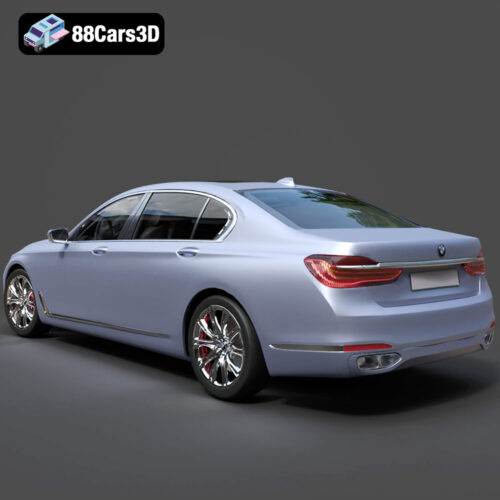 BMW 7 Series 2016 3D Model