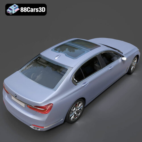 BMW 7 Series 2016 3D Model