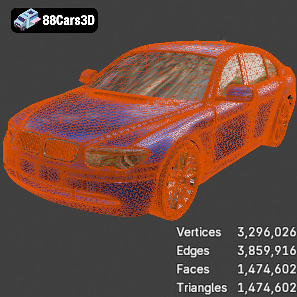 BMW 7 Series 30th Anniversary 3D Model