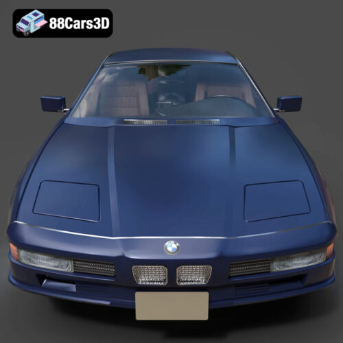 BMW 850i Coupe 1990 3D Model