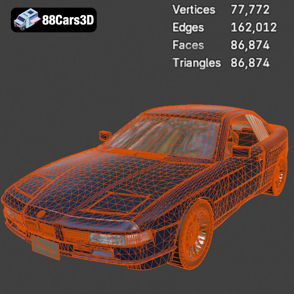BMW 850i Coupe 1990 3D Model