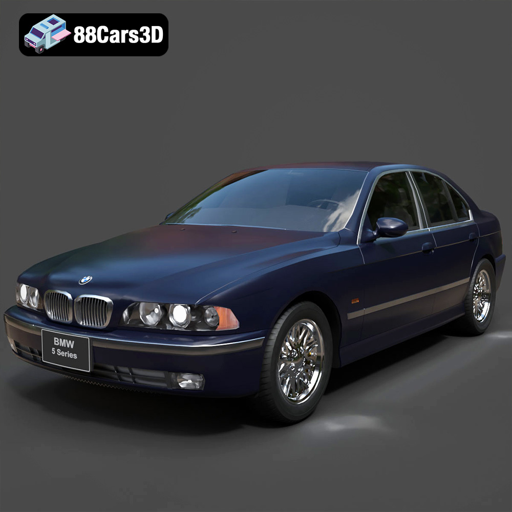 BMW E39 M5-540i 3D Model
