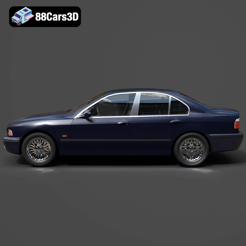 BMW E39 M5-540i 3D Model