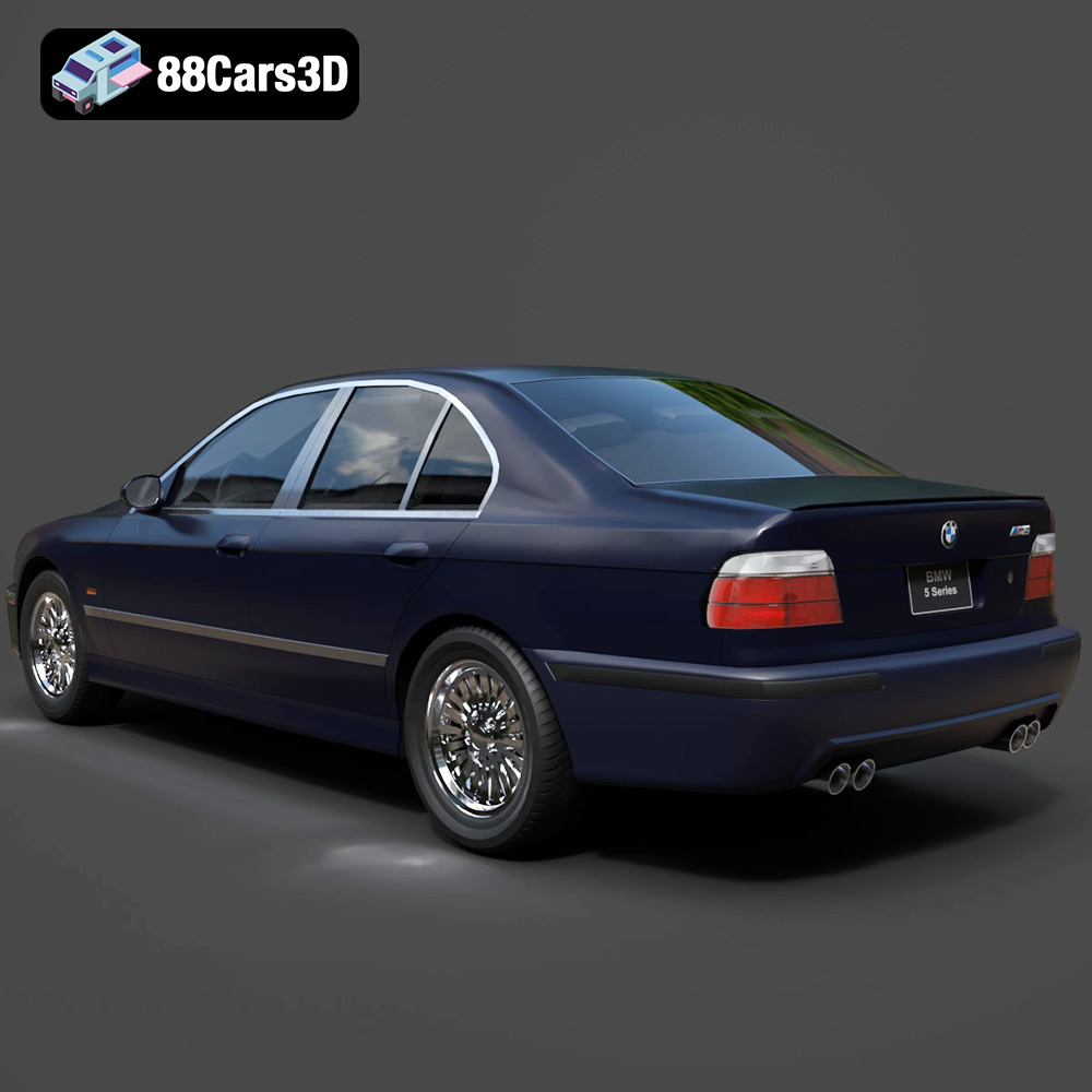 BMW E39 M5-540i 3D Model