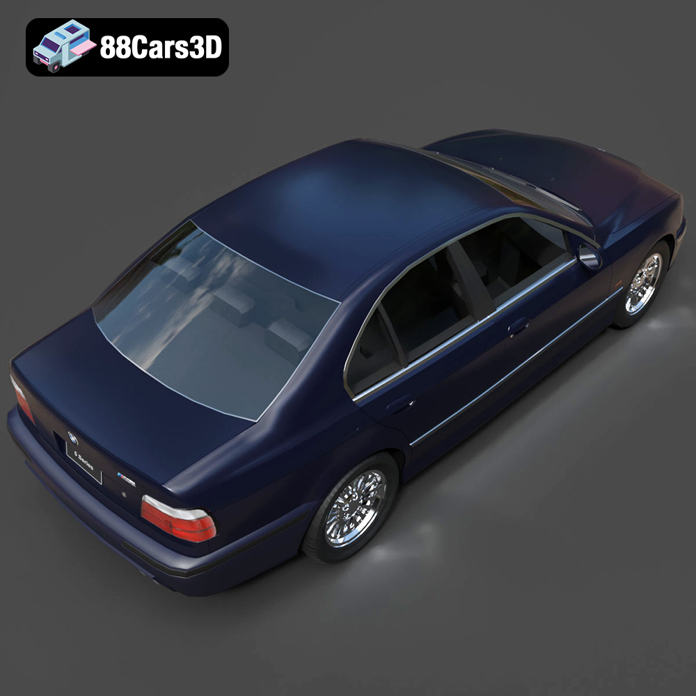 BMW E39 M5-540i 3D Model