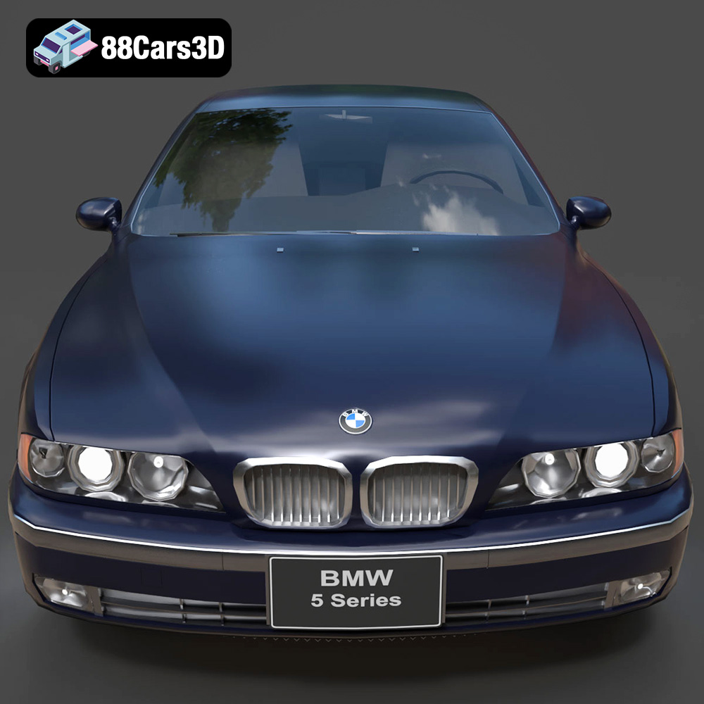 BMW E39 M5-540i 3D Model