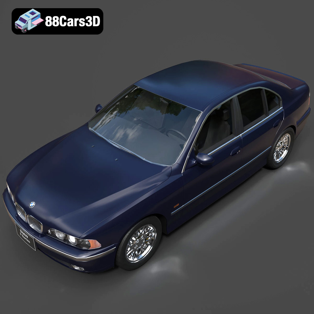 BMW E39 M5-540i 3D Model