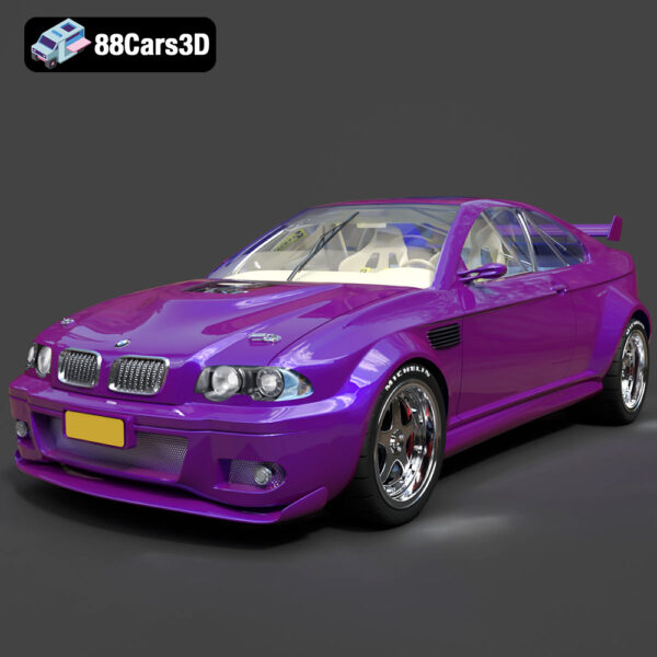 BMW M3 2024 3D Model - Main Image BMW M3 2024 3D Model