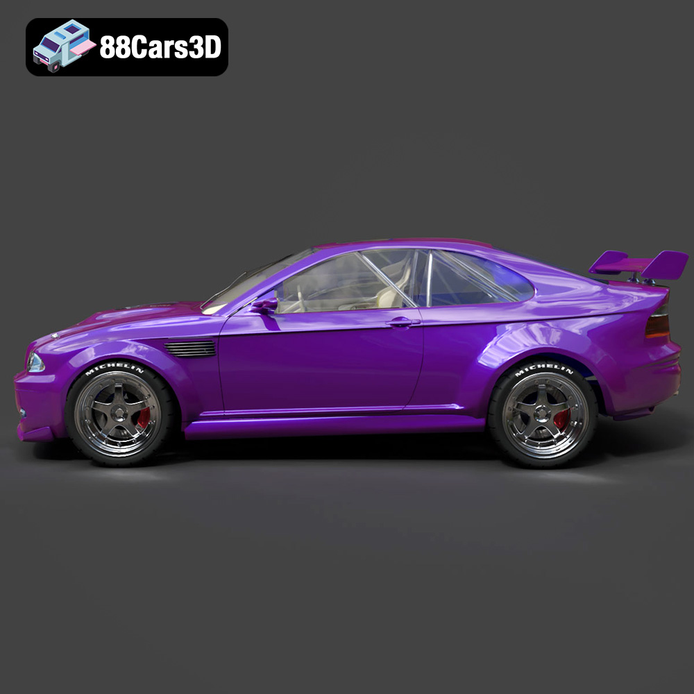BMW M3 2024 3D Model