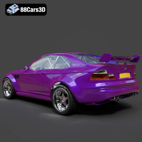 BMW M3 2024 3D Model - Gallery Image 4 BMW M3 2024 3D Model
