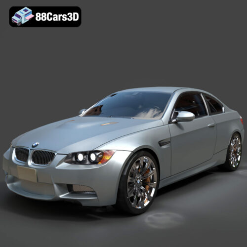 BMW M3 Coupe E92-002 3D Model - Main Image BMW M3 Coupe E92-002 3D Model