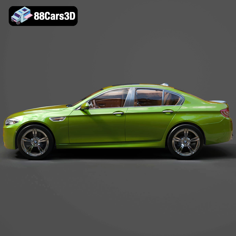 BMW M5 F10 3D Model