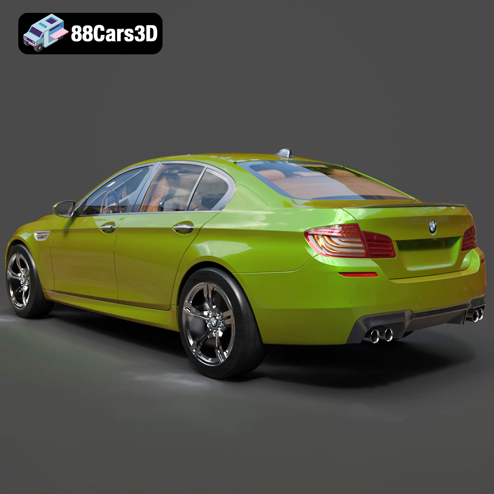 BMW M5 F10 3D Model