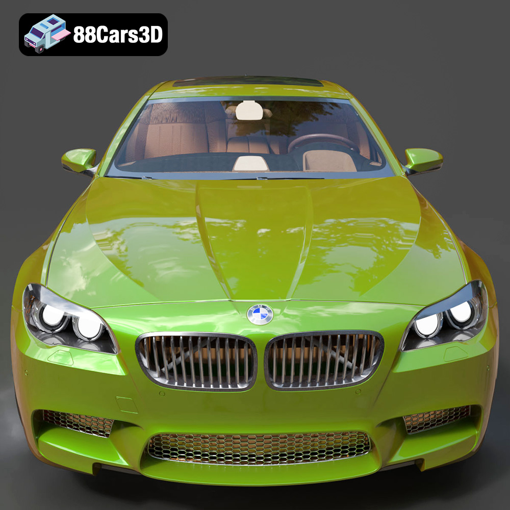 BMW M5 F10 3D Model