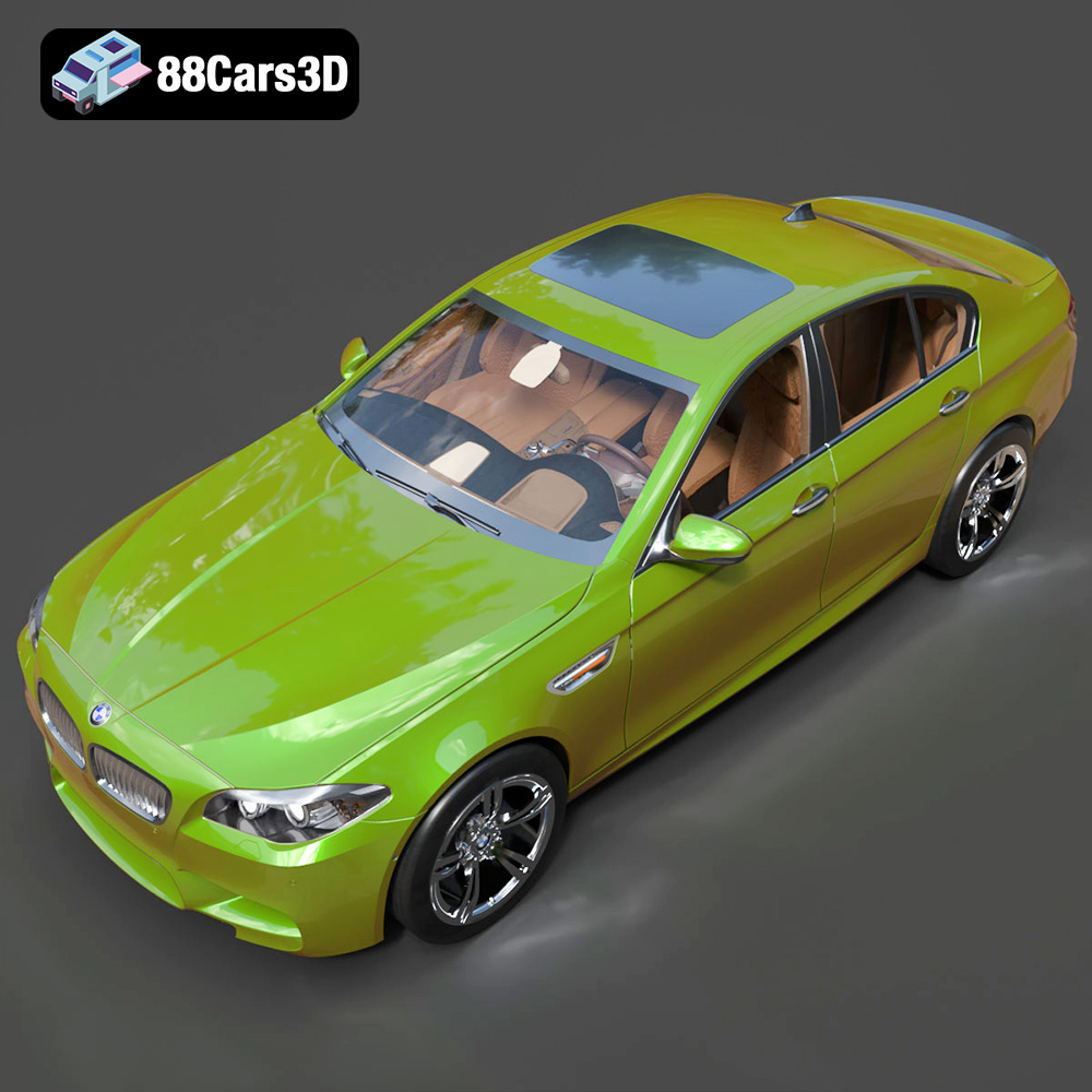 BMW M5 F10 3D Model