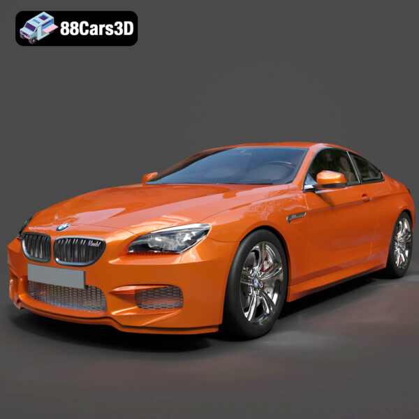 BMW M6 Coupe (F12) 3D Model - Main Image BMW M6 Coupe (F12) 3D Model