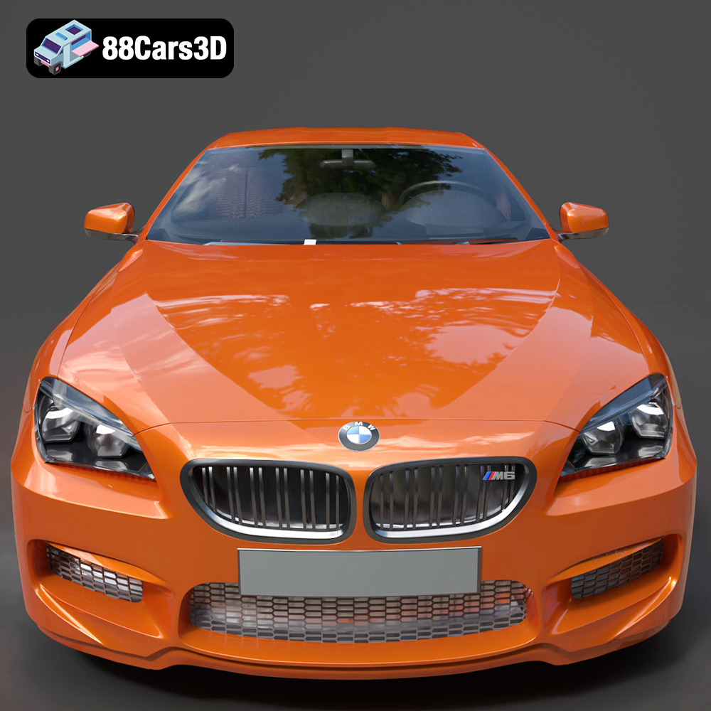 BMW M6 Coupe (F12) 3D Model