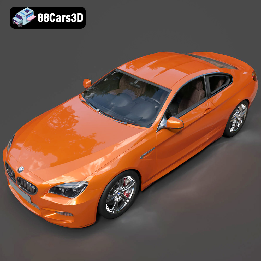 BMW M6 Coupe (F12) 3D Model