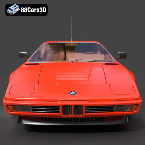 BMW Motorsport M1 E26 1981 3D Model
