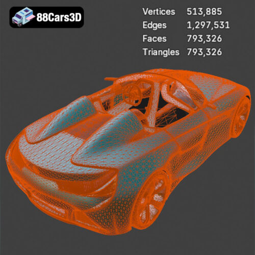 BMW Vision Connected Drive Concept 3D Model - Gallery Image 1 BMW Vision Connected Drive Concept 3D Model