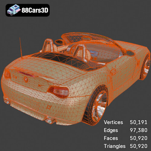 BMW Z4 E85 2005 3D Model - Gallery Image 2 BMW Z4 E85 2005 3D Model