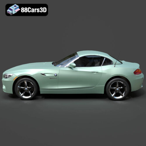 BMW Z4 Roadster E89 2012 3D Model - Gallery Image 4 BMW Z4 Roadster E89 2012 3D Model