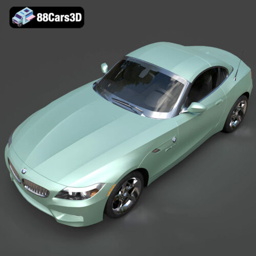 BMW Z4 Roadster E89 2012 3D Model - Gallery Image 3 BMW Z4 Roadster E89 2012 3D Model