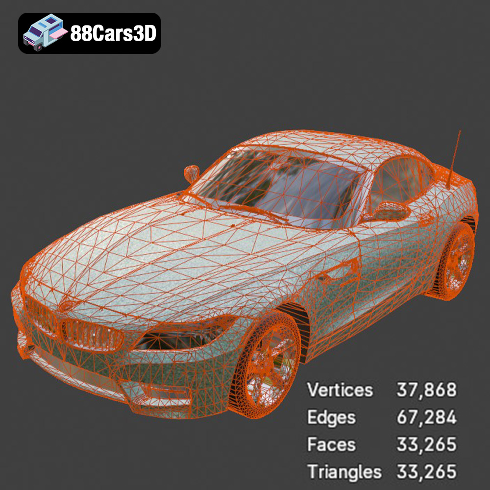 BMW Z4 Roadster E89 2012 3D Model