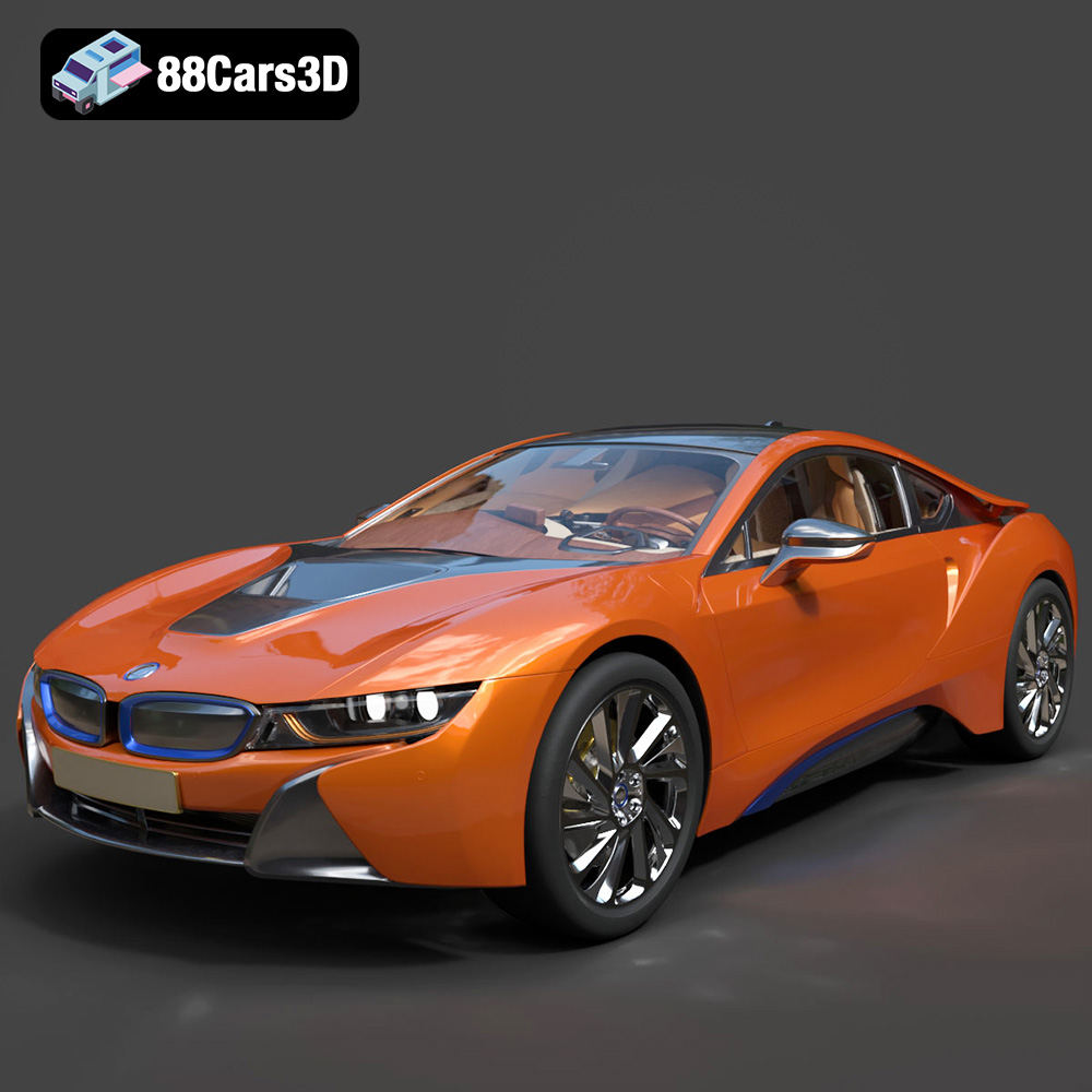 BMW i8 2015 3D Model
