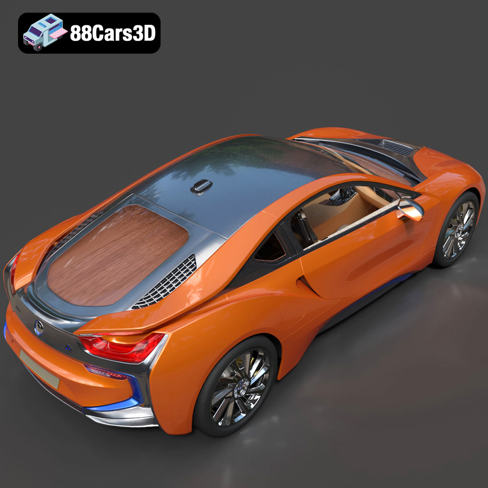 BMW i8 2015 3D Model