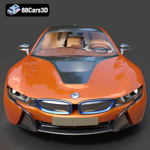 BMW i8 2015 3D Model - Gallery Image 4 BMW i8 2015 3D Model