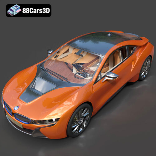 BMW i8 2015 3D Model - Gallery Image 1 BMW i8 2015 3D Model