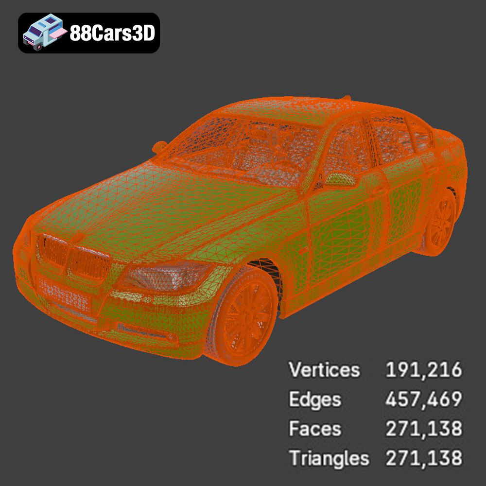 BMW 3-005 3D Model