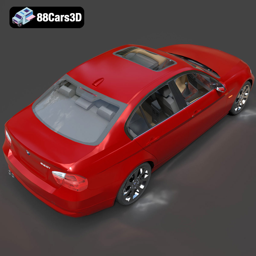 BMW 330i E90 3D Model