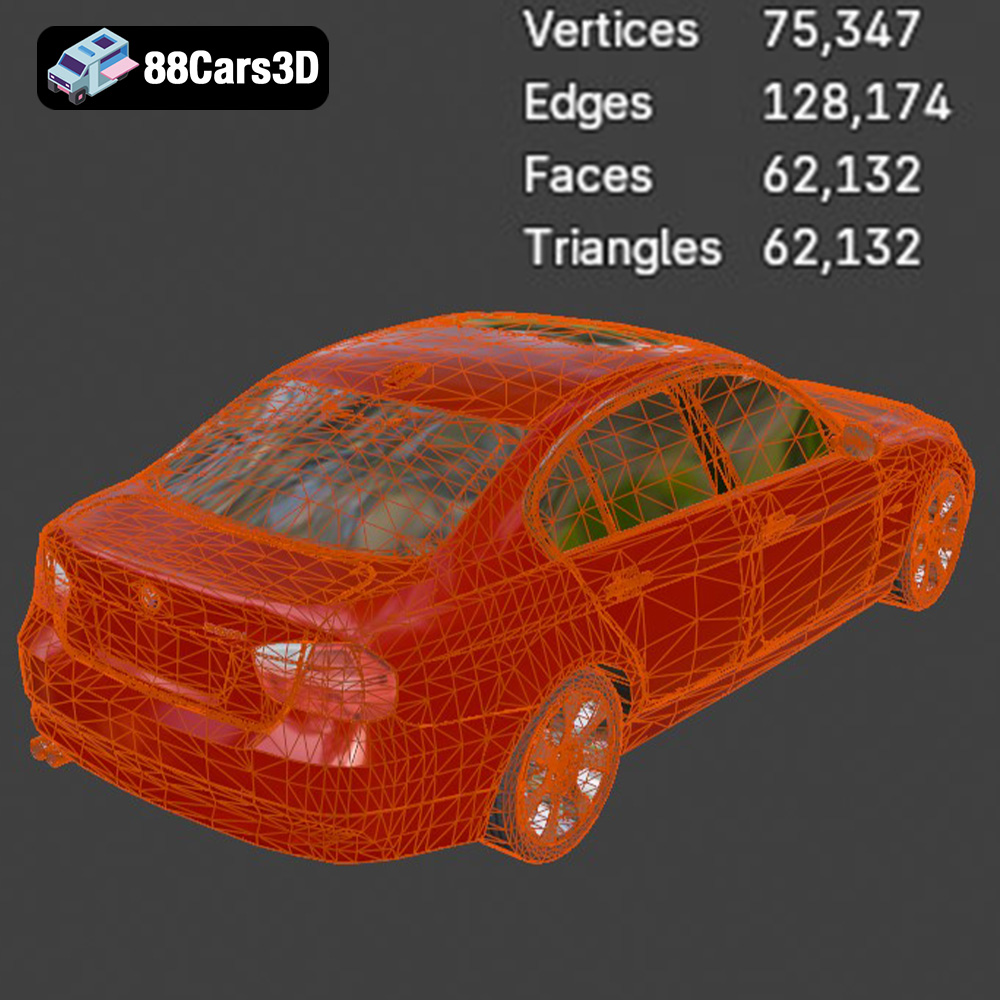 BMW 330i E90 3D Model
