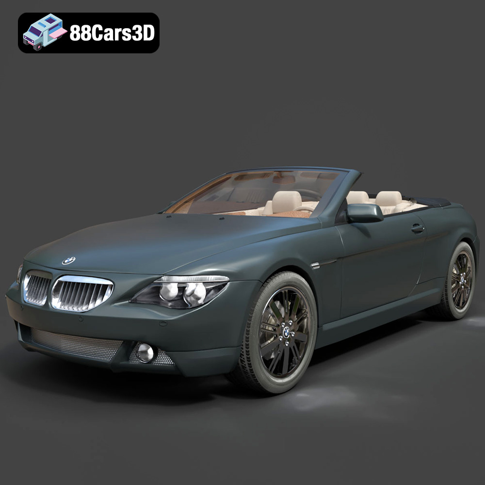 BMW 645ci 2004-2005 3D Model