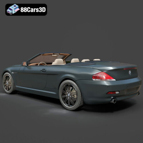BMW 645ci 2004-2005 3D Model - Gallery Image 6 BMW 645ci 2004-2005 3D Model