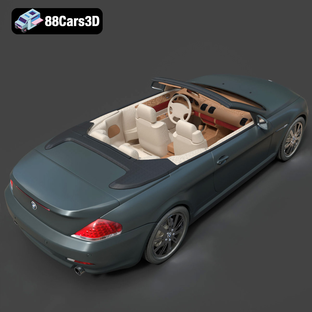 BMW 645ci 2004-2005 3D Model
